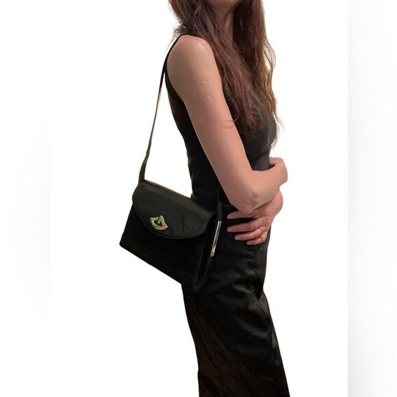 Gucci vintage elegant suede and crocodile skin shoulder bag - Picture 1 of 16